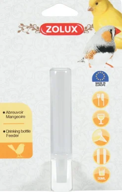 Abreuvoir-mangeoire pour oiseaux à bec droit 30ml