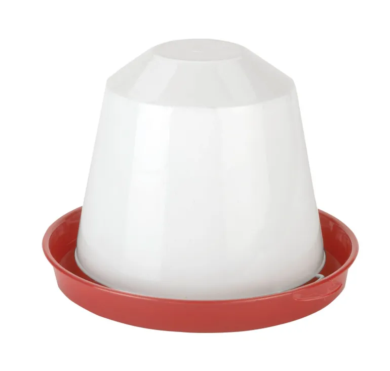 Abreuvoir siphoïde blanc/rouge 3,5L