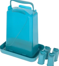Abreuvoir sur pieds pour volailles bleu 3,5L KERBL