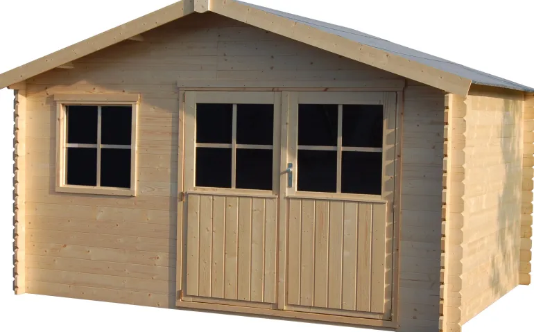 Abri de jardin FLODEAL 28 mm 4 x 3 m