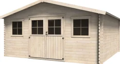 Abri Avelin en madriers de 34mm 4,80x4,80m