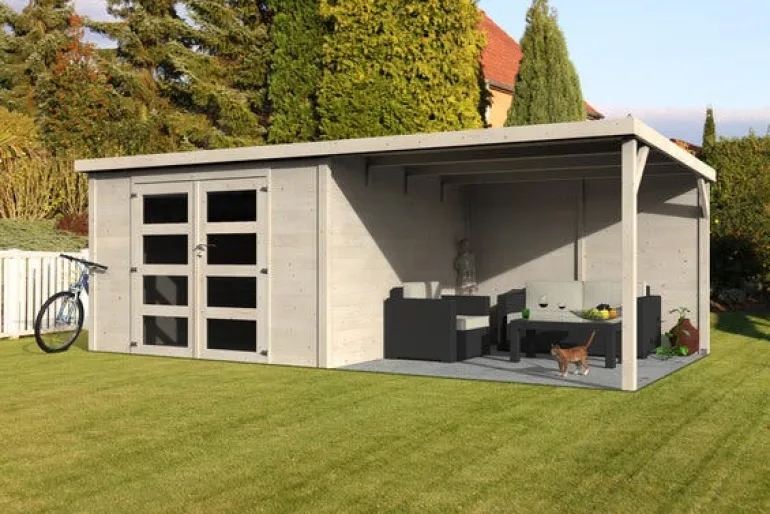 Abri de jardin DELICES 28 mm 580 x 300 cm