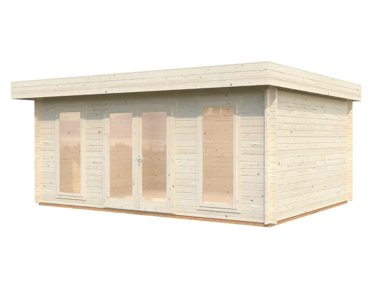 Abri de jardin en bois blanc Bret 19,90 m²