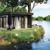 Abri de jardin en bois blanc Caroline 14,50 m²