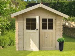 Abri de jardin en bois blanc Chartres 7,09 m²