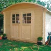Abri de jardin en bois blanc Dainville 1 7,09 m²