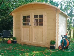 Abri de jardin en bois blanc Dainville 1 7,09 m²