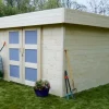 Abri de jardin en bois blanc Malmo 12,10 m²