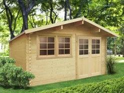 Abri de jardin en bois blanc Niort 12,46 m²