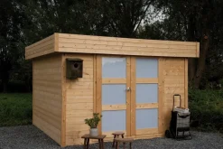 Abri de jardin en bois blanc Odense 8,98 m²