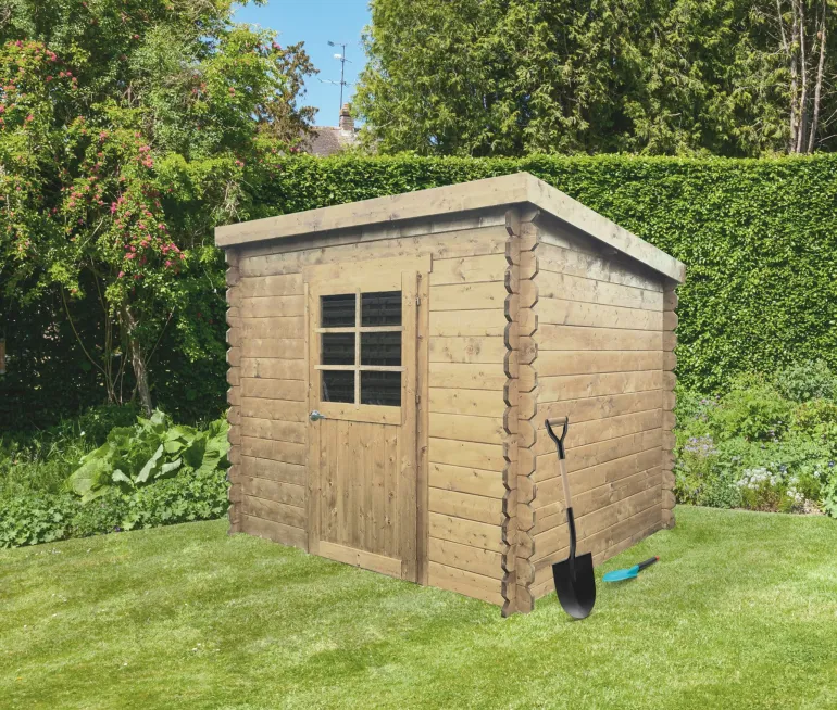 Abri de jardin en bois blanc Passau 3,92 m²