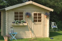 Abri de jardin en bois blanc Sologne 8,90 m²