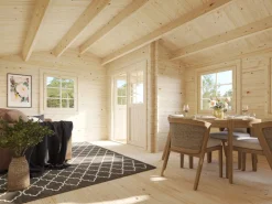 Abri de jardin en bois blanc Susanna 16,40 m²