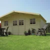 Abri de jardin en bois blanc Zurich 19,70 m²
