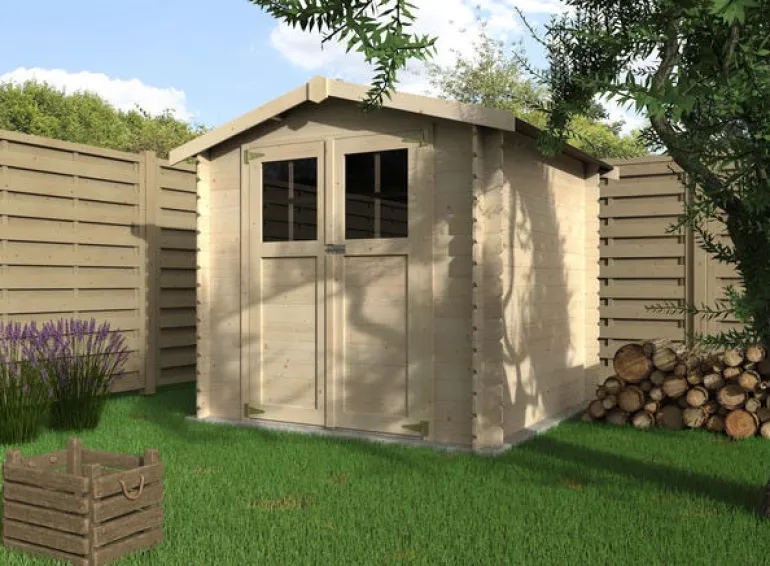 Abri de jardin MILOVIC 19 mm 210 x 210 cm