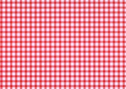 Adhésif décoratif 45cm x 2m Vichy rouge