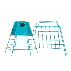 Aire de jeux métal Explorer Tour filet et pont TP TOYS