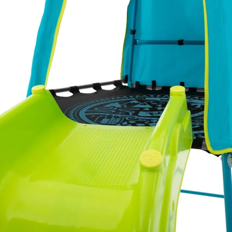 Aire de jeux métal Explorer Tour toboggan et pont TP TOYS