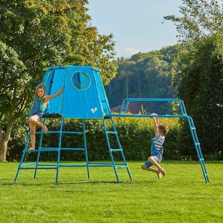 Aire de jeux métal Explorer Tour rampe pont H.201 cm TP TOYS