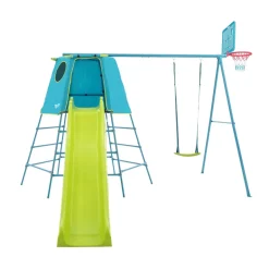 Aire de jeux métal Explorer Tour toboggan balançoire TP TOYS