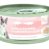Aliment complémentaire pour chat Bubi Nature thon/saumon 70g
