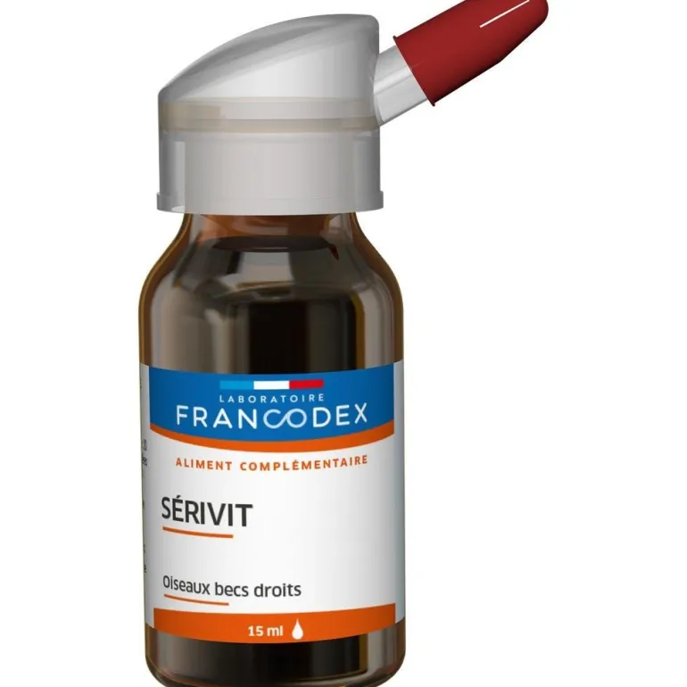 Aliment complémentaire vitamines Sérivit 15 ml FRANCODEX