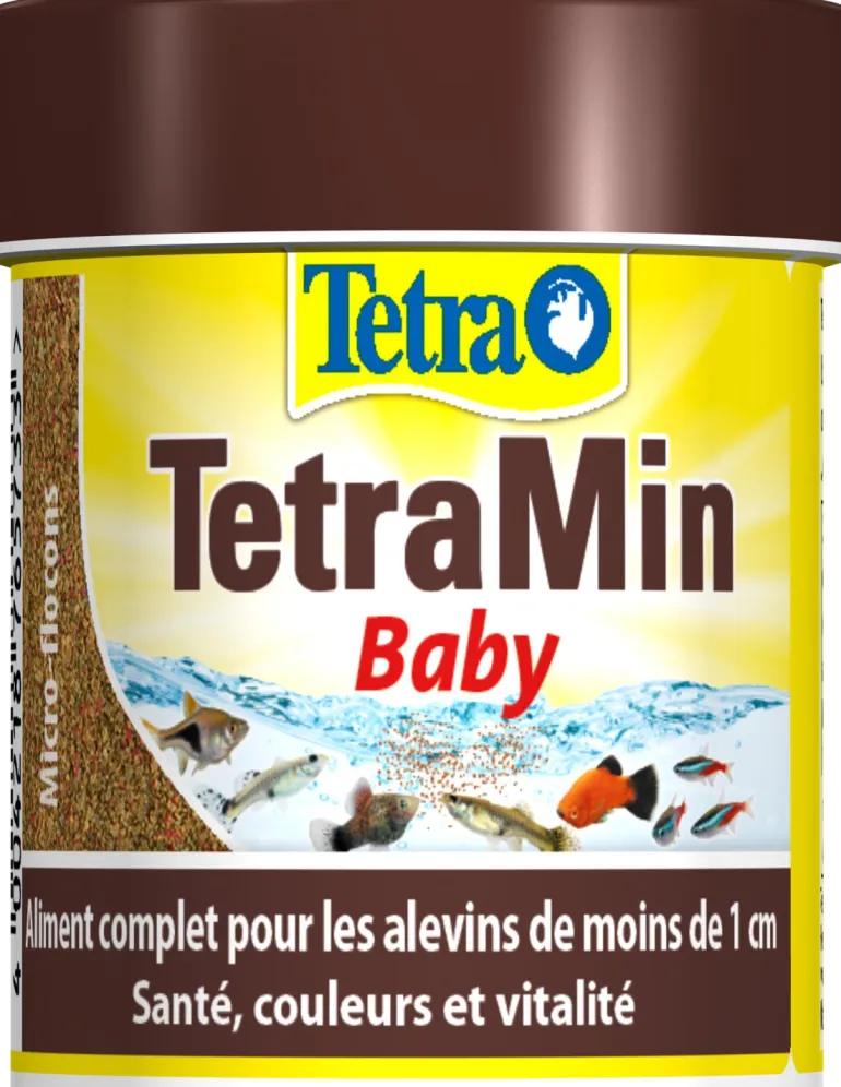 Aliment complet en poudre pour alevins TetraMin baby 66ml