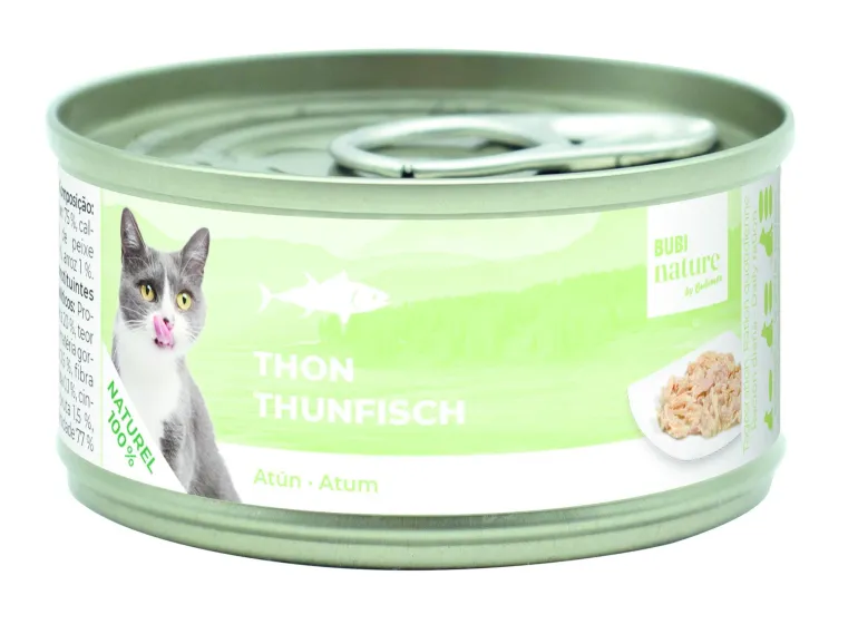 Aliment complémentaire pour chat Bubi Nature thon 70g