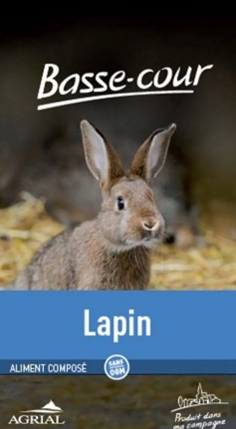 Aliment composé en granulés pour lapin 10kg