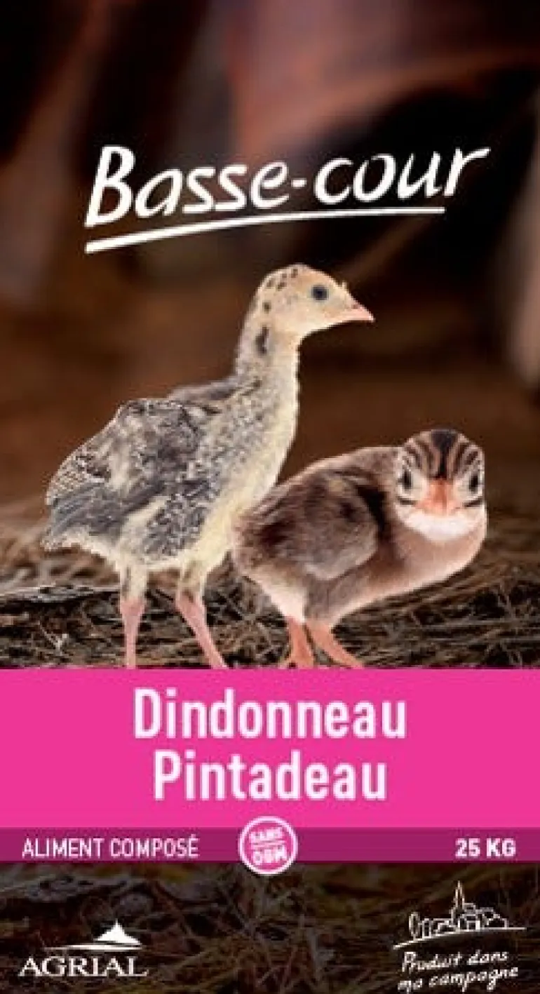 Aliment dindonneau pintadeau 25 kg PRODUIT DANS MA CAMPAGNE