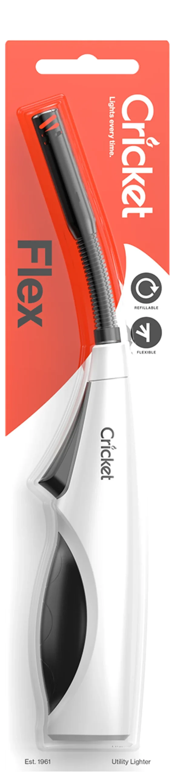 Allume-gaz rechargeable tête flexible