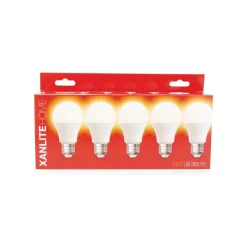 Ampoule LED A60 E27 806lm 9W 4000k blanc neutre x5