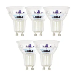 Ampoule LED GU10 345lm 4,8W 2700k blanc neutre x5