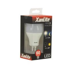 Ampoule A60 LED détecteur crépusculaire E27 60W