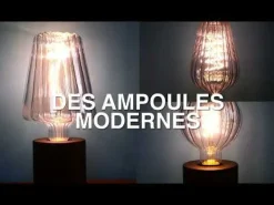 Ampoule filament LED déco E27 300lm 4W 3000k blanc chaud
