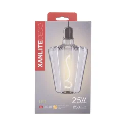 Ampoule filament LED déco E27 300lm 4W 3000k blanc chaud