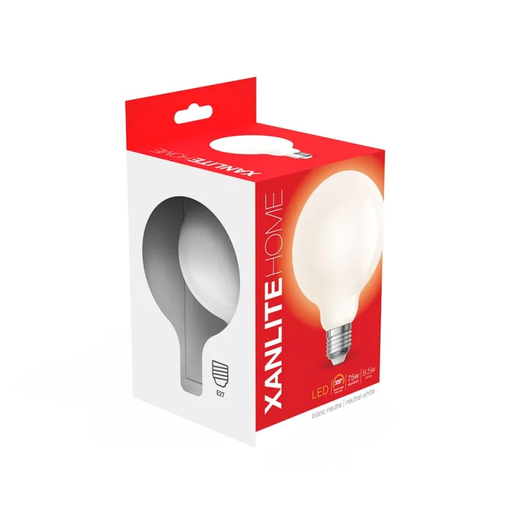 Ampoule filament LED E27 1055lm 8,5W 4000k blanc neutre