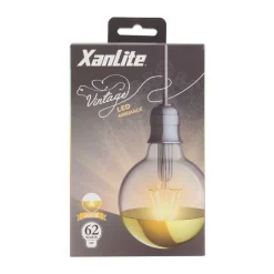 Ampoule filament LED G95 E27 850lm 8W 2700k blanc chaud
