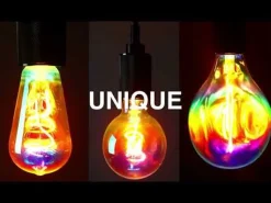 Ampoule filament LED G95 licorne E27 1800k blanc chaud