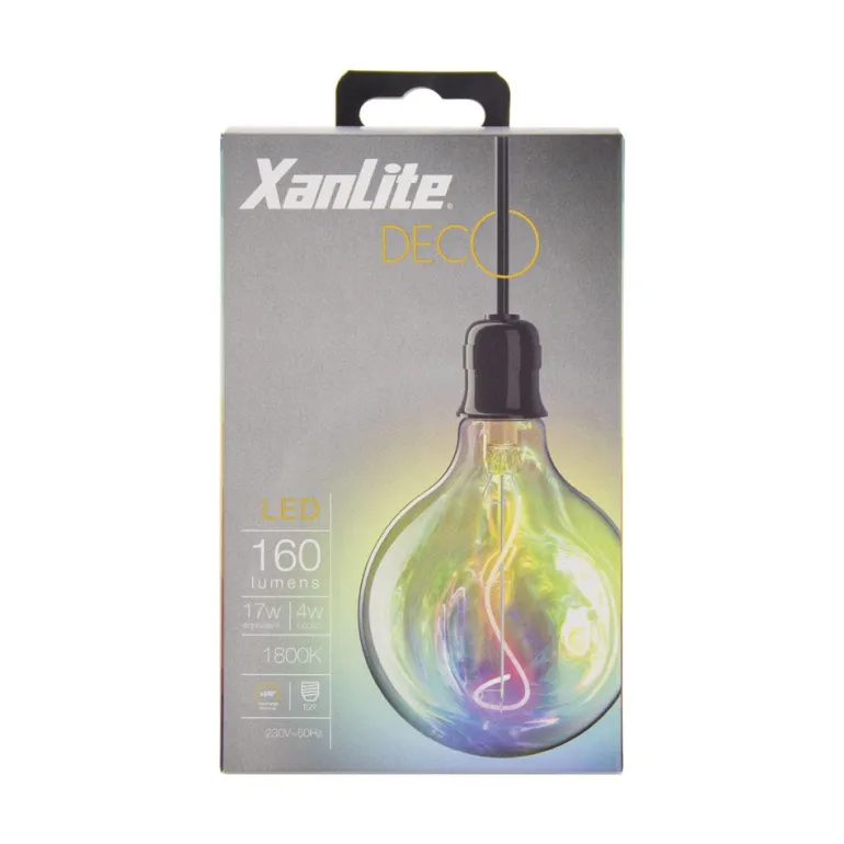 Ampoule filament LED G95 licorne E27 1800k blanc chaud