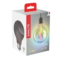 Ampoule filament LED G95 licorne E27 1800k blanc chaud