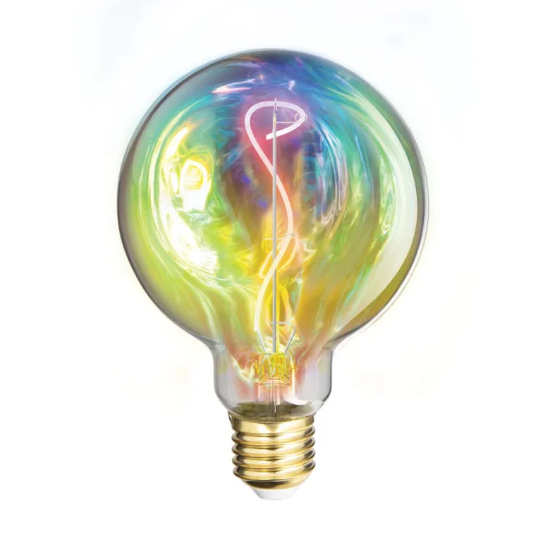 Ampoule filament LED G95 licorne E27 1800k blanc chaud