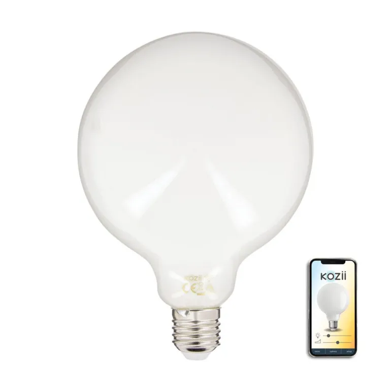 Ampoule fil LED connectée Kozii G125 E27 806lm 7W