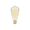 Ampoule fil LED connectée Kozii ST64 E27 470lm 4,9W