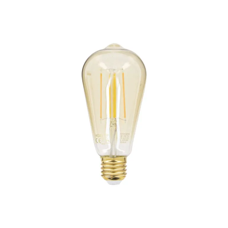 Ampoule fil LED connectée Kozii ST64 E27 470lm 4,9W