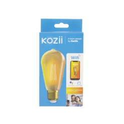 Ampoule fil LED connectée Kozii ST64 E27 470lm 4,9W