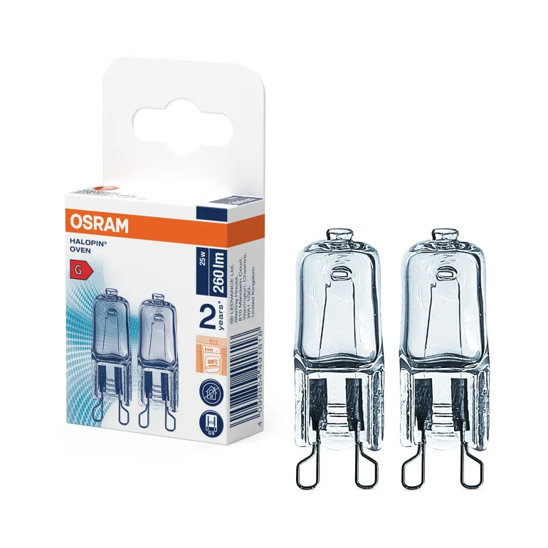 Ampoule halogène Caps Four 25W G9 (x2)