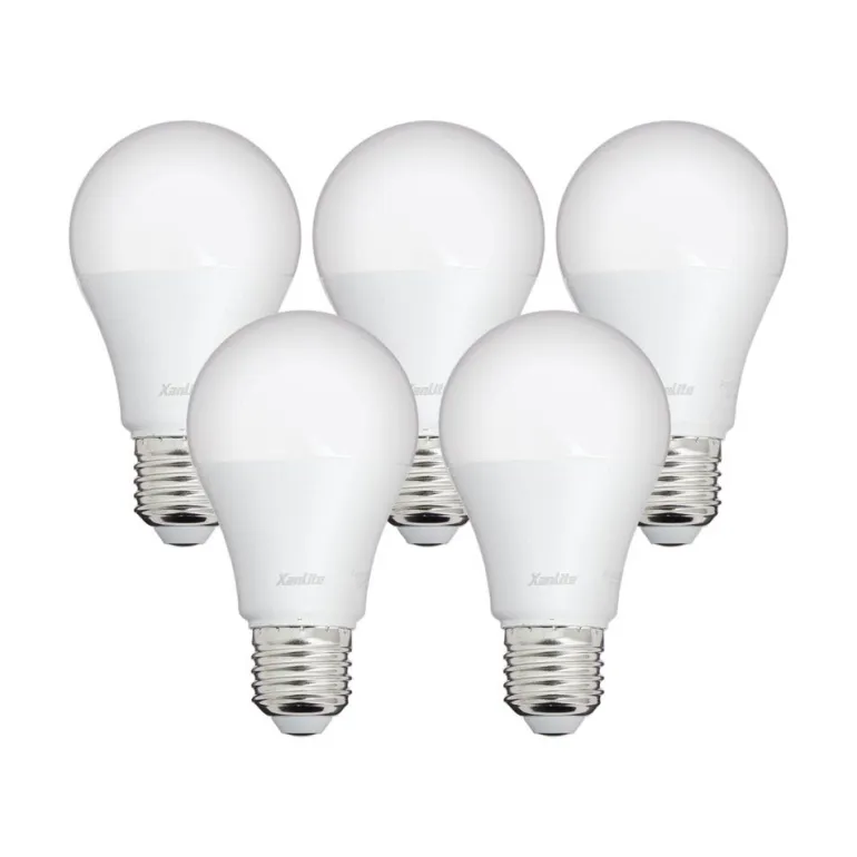 Ampoule LED A60 E27 806lm 9W 2700k blanc chaud x5