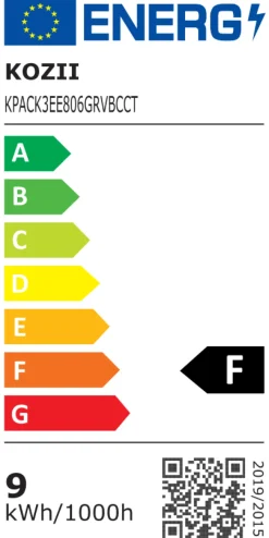 Ampoule LED connectée Kozii A60 E27 806lm 9W RVB x3