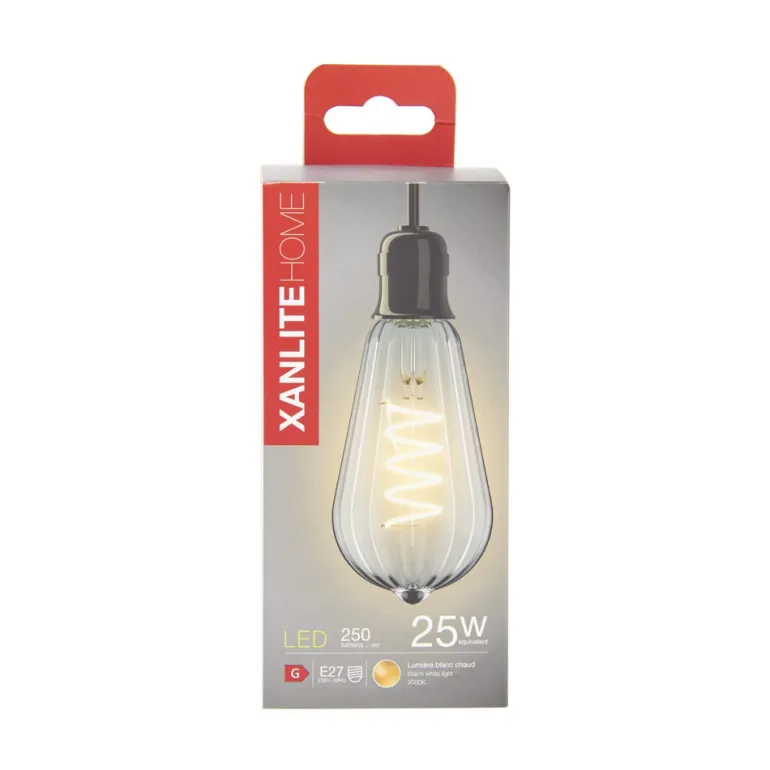 Ampoule LED déco ST64 E27 250lm 4W 3000k blanc chaud